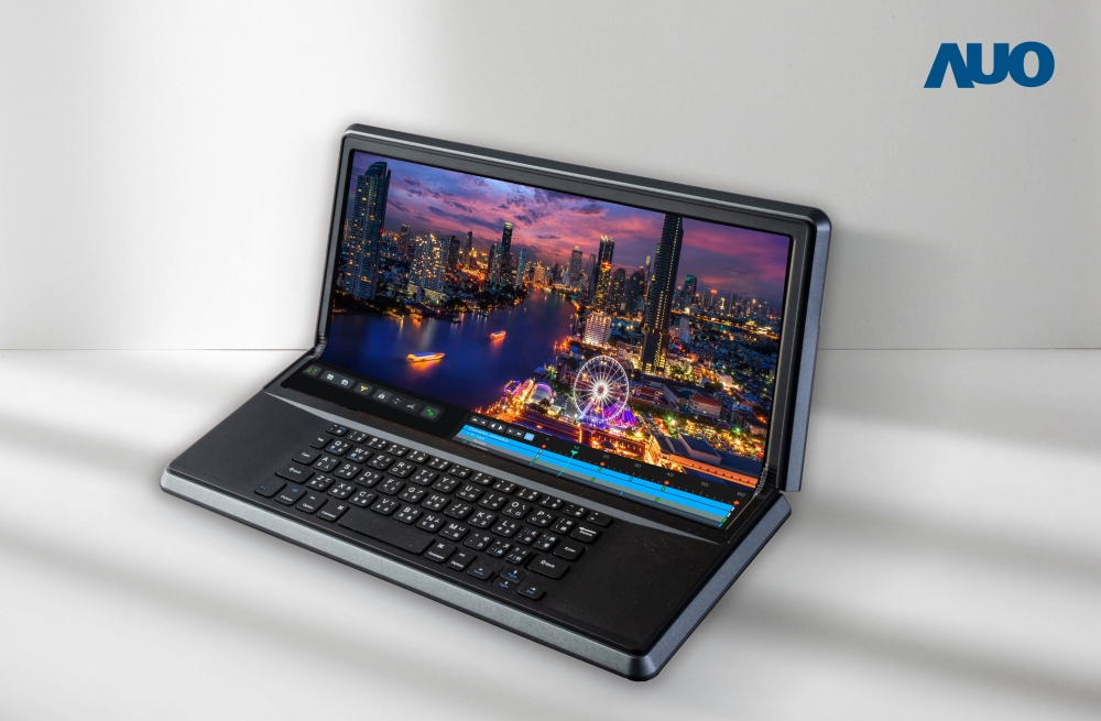 好体育全站登录平台14.6吋Micro LED折迭显示屏幕，搭配半径4mm的弯折绞炼，以及高画素、高亮度、高对比度的显示技术特点，即便在大视角下仍保有绝佳色相与亮度