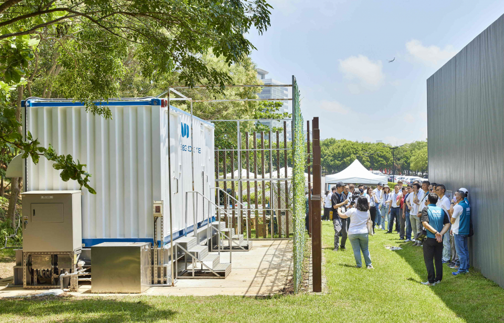 友達西大墩窯文化館建置屋頂全綠電及儲能櫃，為兼具創能儲能的永續綠能場域