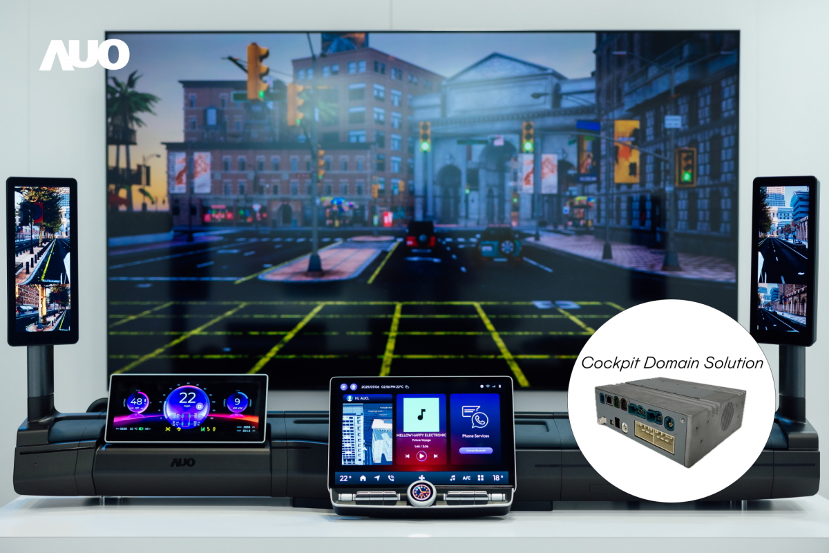 友達「智慧座艙域控解決方案」可做為車內運算的核心平台，驅動創新人機介面與豐富的座艙應用，獲得台灣精品標誌肯定
